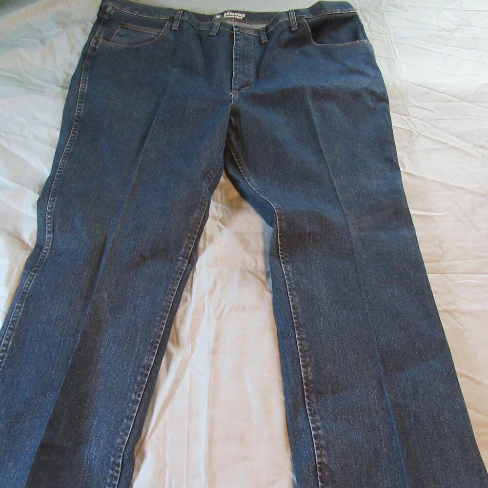 Wrangler Mens Advanced Comfort Slim Fit Westen Cowboy Jeans Sz 46x34